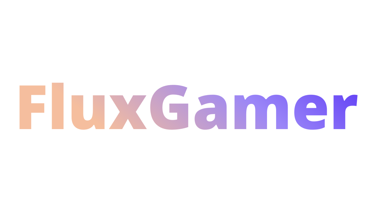 FluxGamer wordmark on white background