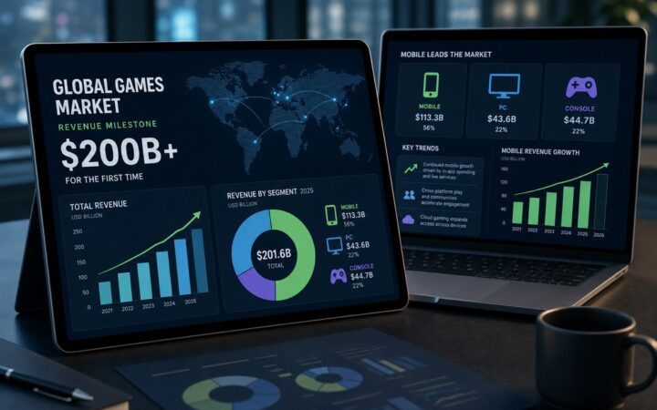 Global Games Revenue Passes $200B as Mobile Generates $113B