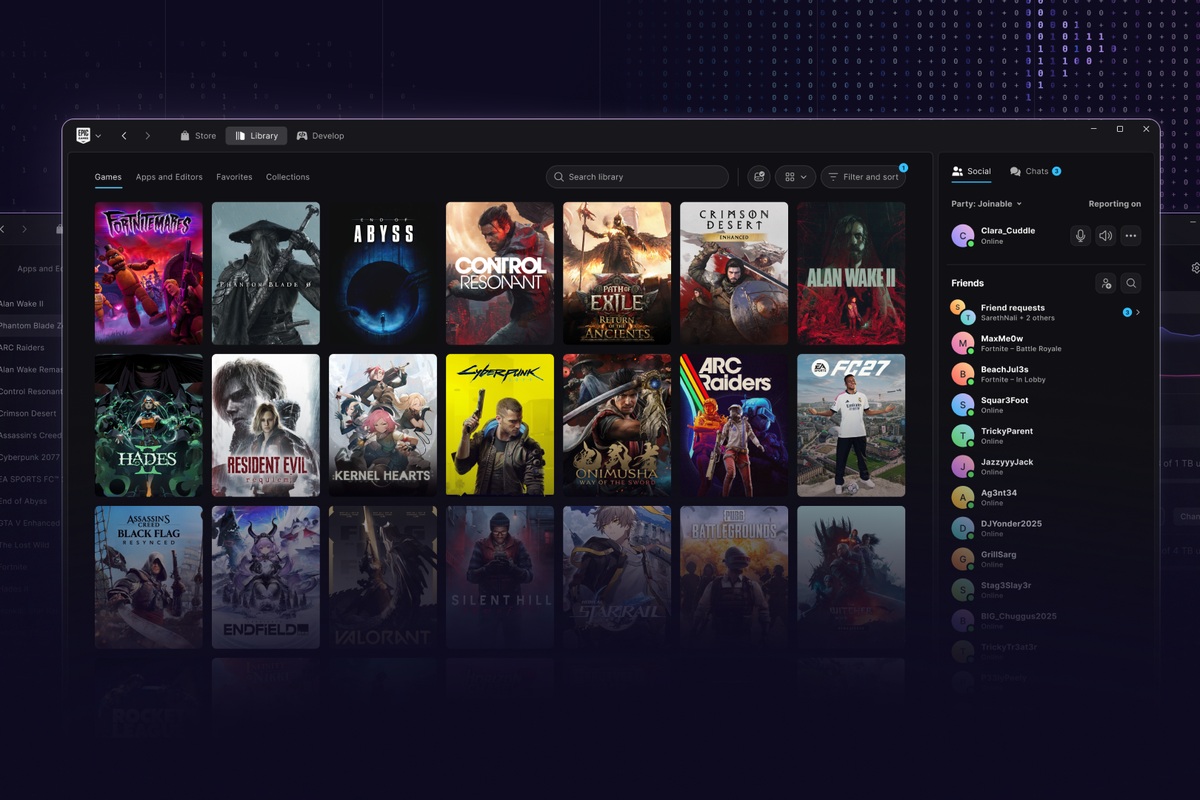 Epic Launches Rebuilt Games Launcher Preview and Plans Fortnite for Linux